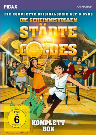 Die geheimnisvollen Städte des Goldes - Abenteuer Anime Klassiker - Entdeckung der Inkastädten im 16. Jahrhundert - Komplette 39-teilige Animeserie (Pidax Animation) [DVD]