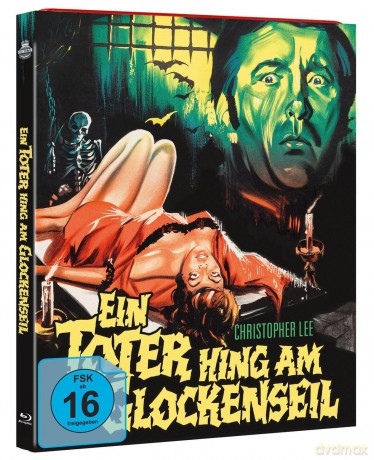 Ein Toter hing am Glockenseil (1964) - Deutsche Heimkinopremiere - Limitierte Erstauflage im O-Card Schuber- Ein Euro-Horror Klassiker mit Christopher Lee! [DVD]