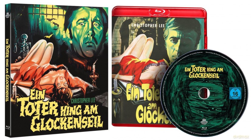 Ein Toter hing am Glockenseil (1964) - Deutsche Heimkinopremiere - Limitierte Erstauflage im O-Card Schuber- Ein Euro-Horror Klassiker mit Christopher Lee! [DVD]