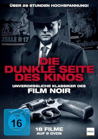 Film Noir Box - Die dunkle Seite des Kinos - 18 unvergessliche Meisterwerke der Film Noir Klassiker in einer Edition - Sammlerbox (Pidax Film-Klassiker) [DVD]