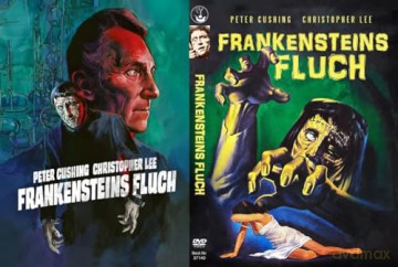 Frankensteins Fluch (Uncut) Horror-Klassiker mit den Ikonen Christopher Lee und Peter Cushing vom Kult-Regiseur der Hammer-Studios Terence Fisher (OT: The Curse of Frankenstein) [DVD]