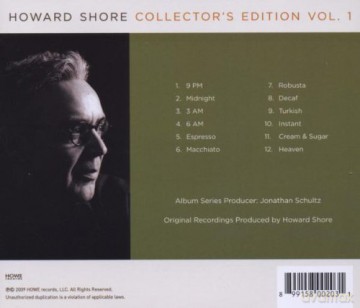 Howard Shore: Collectors Edition Vol.1 [CD]