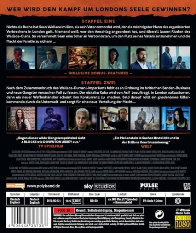 Gangs of London - Staffel 1+2 - (Limitierte Edition mit Artcards) [DVD]