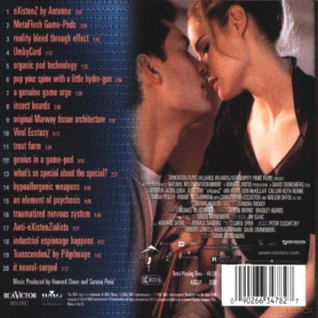 eXistenZ soundtrack (Howard Shore) [CD]