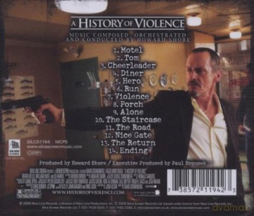 A History Of Violence soundtrack (Historia Przemocy) (Howard Shore) [CD]