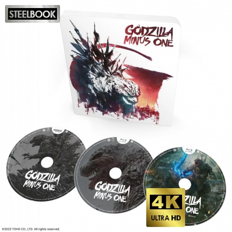 Godzilla Minus One (steelbook) [Blu-Ray 4K]+[2xBlu-Ray]