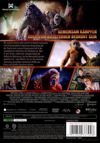 Godzilla x Kong: The New Empire [DVD]