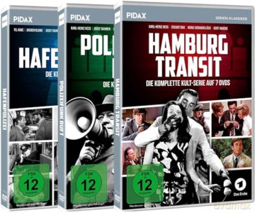 Hamburger Krimi-Trilogie: Hafenpolizei + Polizeifunk ruft + Hamburg Transit - 141 Episoden - Die drei populären Krimi Serien - Komplett (Pidax Serien-Klassiker) [DVD]