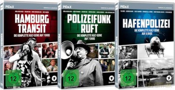 Hamburger Krimi-Trilogie: Hafenpolizei + Polizeifunk ruft + Hamburg Transit - 141 Episoden - Die drei populären Krimi Serien - Komplett (Pidax Serien-Klassiker) [DVD]