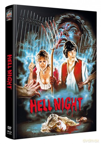 Hell Night - Mediabook - Wattiert - Limited Edition auf 222 Stück - Uncut (Blu-ray+Bonus-DVD) [Blu-Ray]