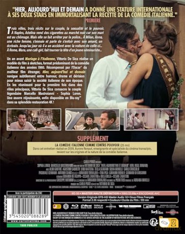 Hier, Aujourd'hui et Demain [Blu-Ray]
