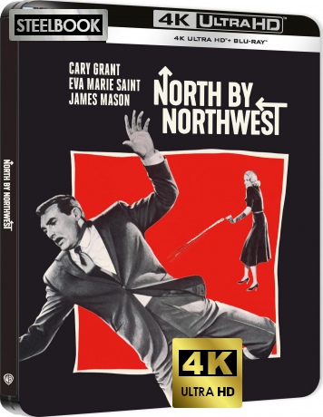 North by Northwest (Północ - północny zachód) (steelbook) [Blu-Ray 4K]+[Blu-Ray]