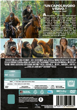 Il Regno Del Pianeta Delle Scimmie - Dvd [DVD]