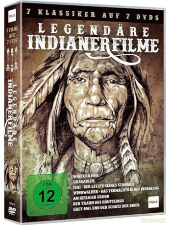 Indianer Filme Collection: Legendäre Indianerfilme - 7 Meisterwerke unvergesslicher Western Film Klassiker (Pidax Western-Klassiker) [DVD]