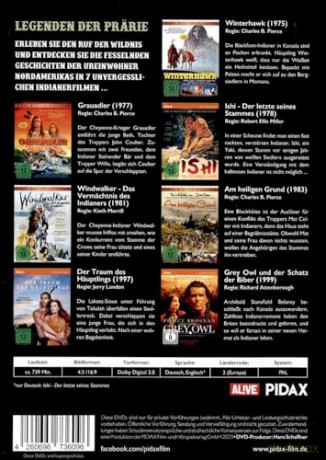 Indianer Filme Collection: Legendäre Indianerfilme - 7 Meisterwerke unvergesslicher Western Film Klassiker (Pidax Western-Klassiker) [DVD]