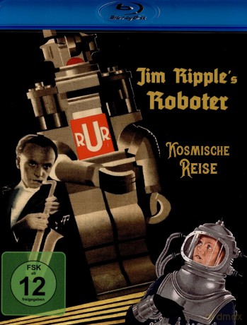 Jim Ripple's Roboter (Untergang der Sensation - Loss of Sensation) von 1935 - Blu-Ray Weltpremiere - Plus zwei Bonus-Filmen (Kosmische Reise und Die Reise zum Mond) - Lim. Edition 500 Stück. [Blu-Ray]