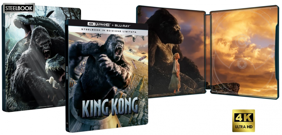 King Kong (steelbook) [Blu-Ray 4K]+[2xBlu-Ray]