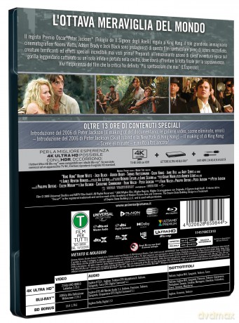 King Kong (steelbook) [Blu-Ray 4K]+[2xBlu-Ray]
