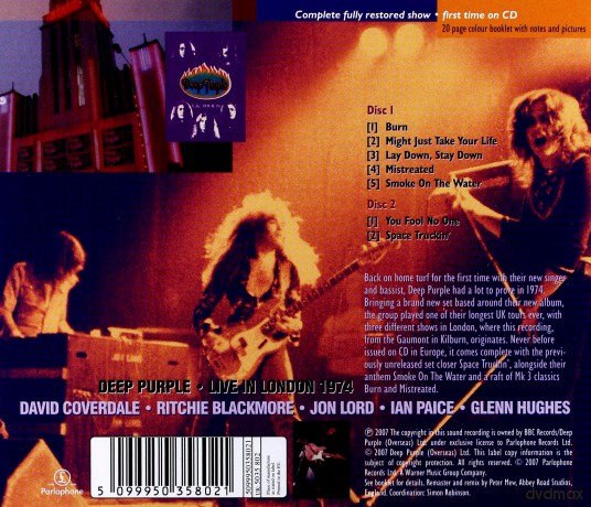 Deep Purple: Live In London [2CD]