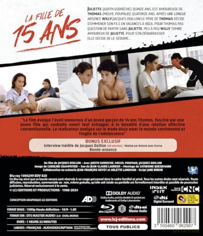 La Fille de Quinze Ans [Blu-Ray]