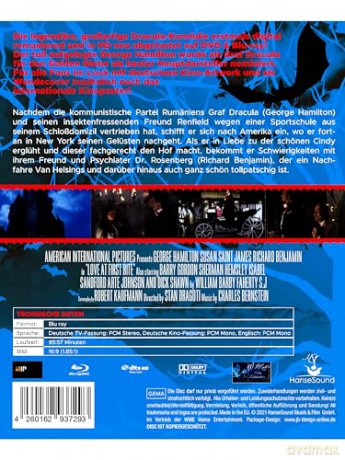 Liebe auf den ersten Biss (Love at first Bite) Mehrfach preisgekrönte (Dracula) Kult Horror-Komödie mit George Hamilton [Blu-Ray]