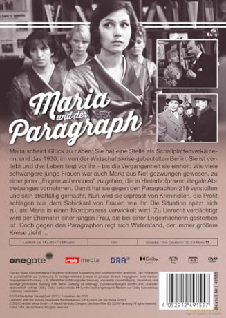 Maria und der Paragraph (DDR TV-Archiv) [DVD]