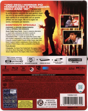 A Nightmare on Elm Street (Koszmar z ulicy Wiązów) (steelbook) [Blu-Ray 4K]+[Blu-Ray]