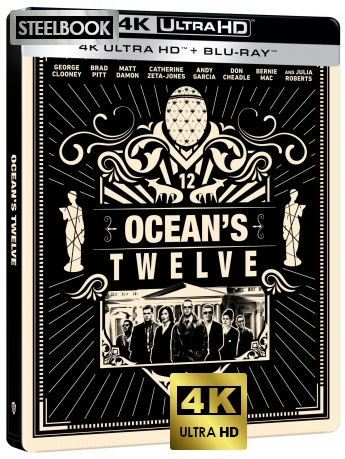 Ocean's Twelve (Ocean's Twelve: Dogrywka) (steelbook) [Blu-Ray 4K]+[Blu-Ray]