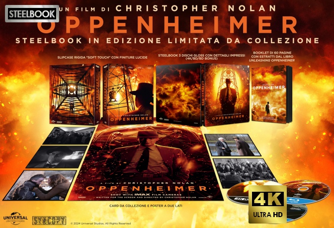 Oppenheimer (steelbook) [Blu-Ray 4K]+[2xBlu-Ray]