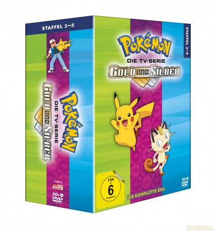 Pokémon - Die TV-Serie: Gold und Silber - Staffel 3-5 [DVD]