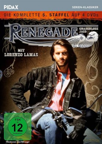 Renegade (Gnadenlose Jagd) Die komplette Kult-Action-Serie (110 Episoden in 5 Staffen) mit Lorenzo Lamas (zzgl. Bonus Serie) [DVD]