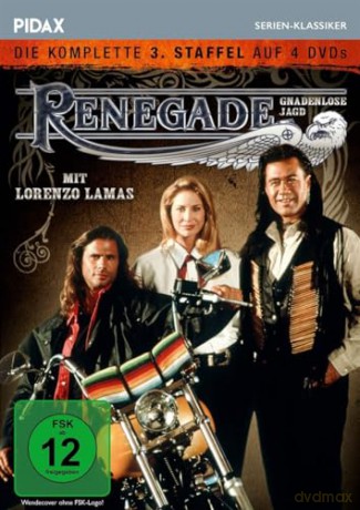 Renegade (Gnadenlose Jagd) Die komplette Kult-Action-Serie (110 Episoden in 5 Staffen) mit Lorenzo Lamas (zzgl. Bonus Serie) [DVD]