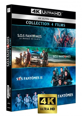 Ghostbusters Collection (Pogromcy duchów/Pogromcy duchów 2/Pogromcy duchów. Dziedzictwo/Pogromcy duchów: Imperium lodu) [4xBlu-Ray 4K]