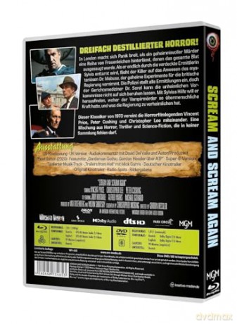 Scream and Scream Again (Krzycz póki mozesz) [Blu-Ray]+[DVD]