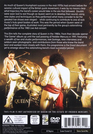 Queen: Queen In The 1980s [DVD]