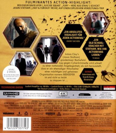 The Beekeeper (Pszczelarz) [Blu-Ray 4K]+[Blu-Ray]