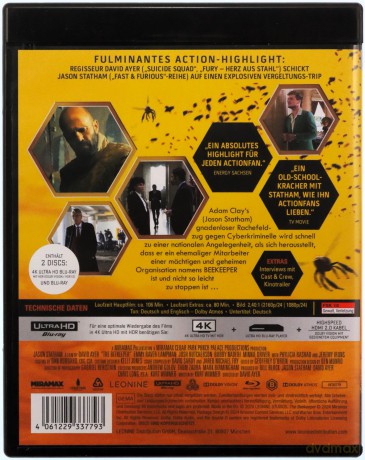 The Beekeeper (Pszczelarz) [Blu-Ray 4K]+[Blu-Ray]