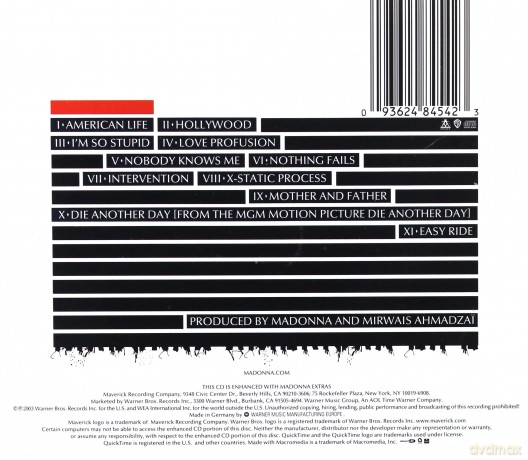 Madonna: American Life [CD]