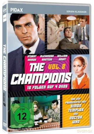 The Champions - Die komplette 30-teilige preisgekrönte Sci-Fi Agenten-Serie (Gesamtedition) von den Produzenten von "Simon Templar" und "Doctor Who" [DVD]