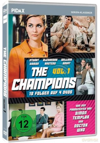 The Champions - Die komplette 30-teilige preisgekrönte Sci-Fi Agenten-Serie (Gesamtedition) von den Produzenten von "Simon Templar" und "Doctor Who" [DVD]