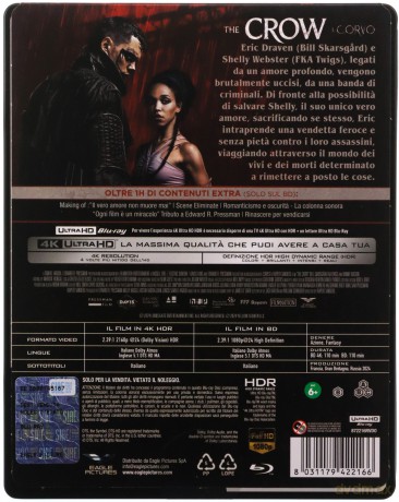The Crow Il (Kruk 2) (steelbook) [Blu0-Ray 4K]+[Blu-Ray]