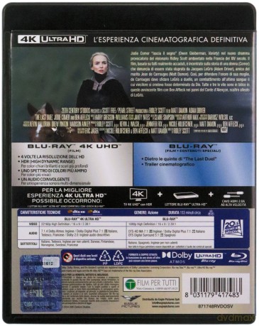 The Last Duel (Ostatni pojedynek) [Blu-Ray 4K]
