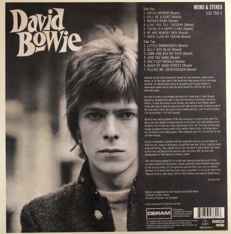 David Bowie: DAVID BOWIE david bowie, vinyl LP [2xWinyl]