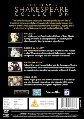 The Thames Shakespeare Collection [DVD]
