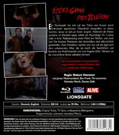 Todesschrei per Telefon [DVD]