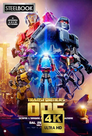 Transformers One (Steelbook 4K UHD + Blu-ray) [Blu-Ray 4K]
