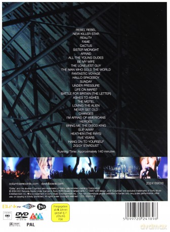 David Bowie: David Bowie - A Reality Tour [DVD]