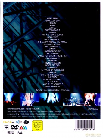 David Bowie: David Bowie - A Reality Tour [DVD]