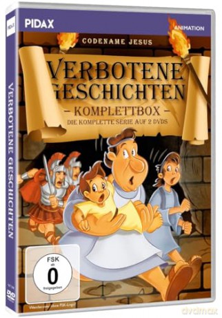 Verbotene Geschichten (Codename Jesus) - Ostergeschichten + Weihnachtswunder für Kinder und Erwachsene Abenteurer - Ostern Komplettbox mit 13 lehrreichen Episoden (Pidax Animation) [DVD]