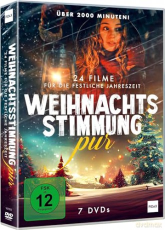 Weihnachtsstimmung pur Box - 24 zauberhafte Weihnachtsfilme Collection - Klassiker, dramatische Liebesgeschichten und festliche Komödien auf deutsch - Für eine unterhaltsame Weihnachten 2024 [DVD]